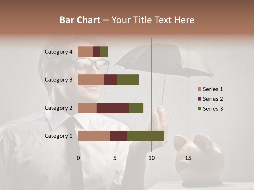 Businessman Box Earn PowerPoint Template