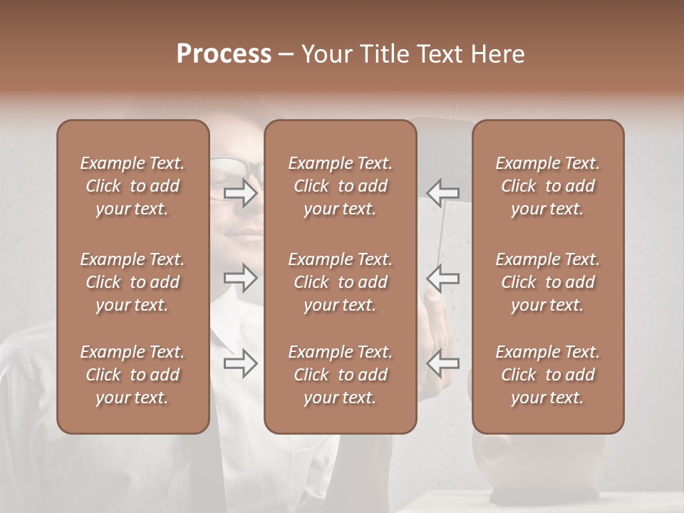 Businessman Box Earn PowerPoint Template