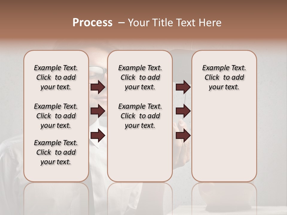 Businessman Box Earn PowerPoint Template