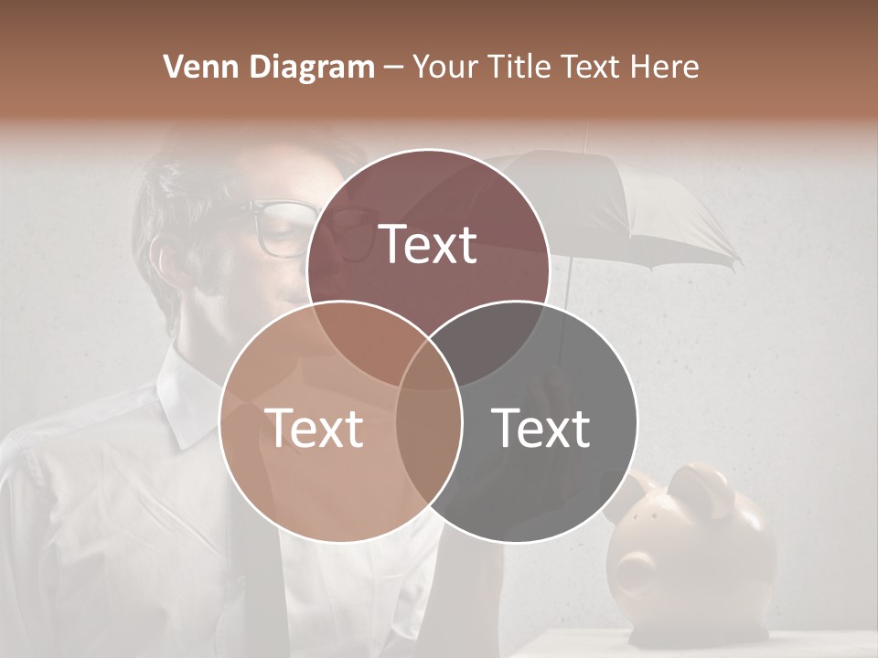 Businessman Box Earn PowerPoint Template