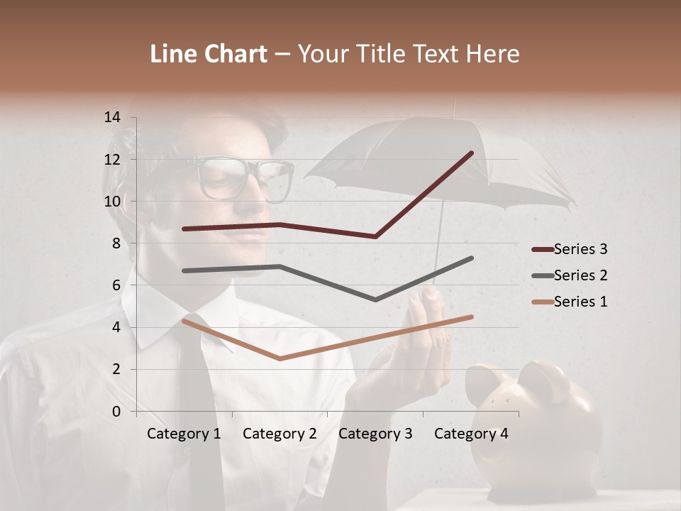 Businessman Box Earn PowerPoint Template
