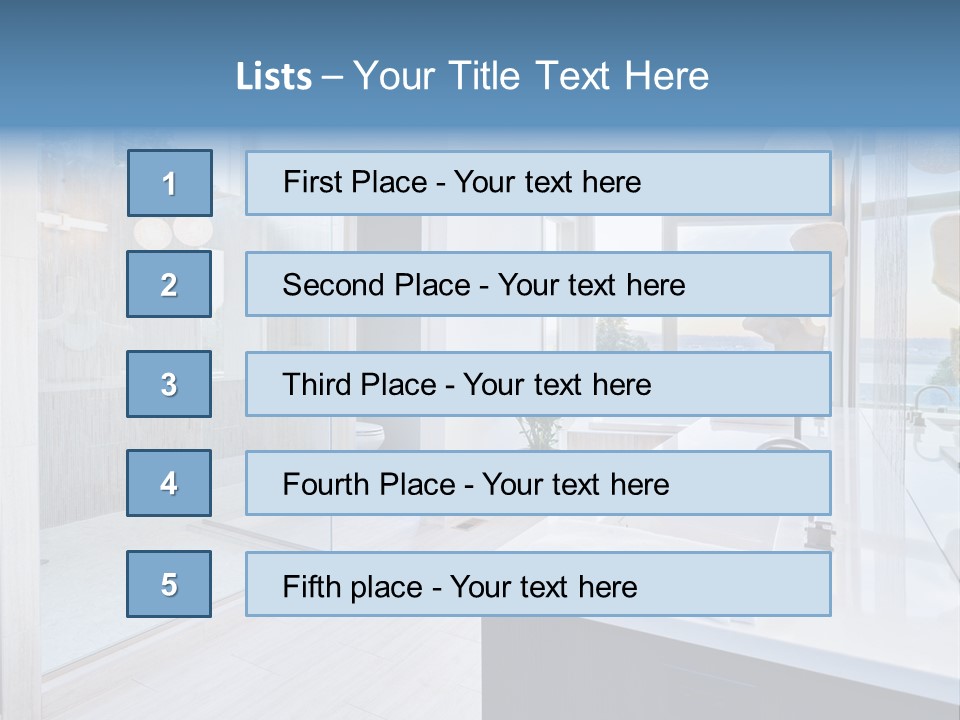Fancy Renovation Counter PowerPoint Template