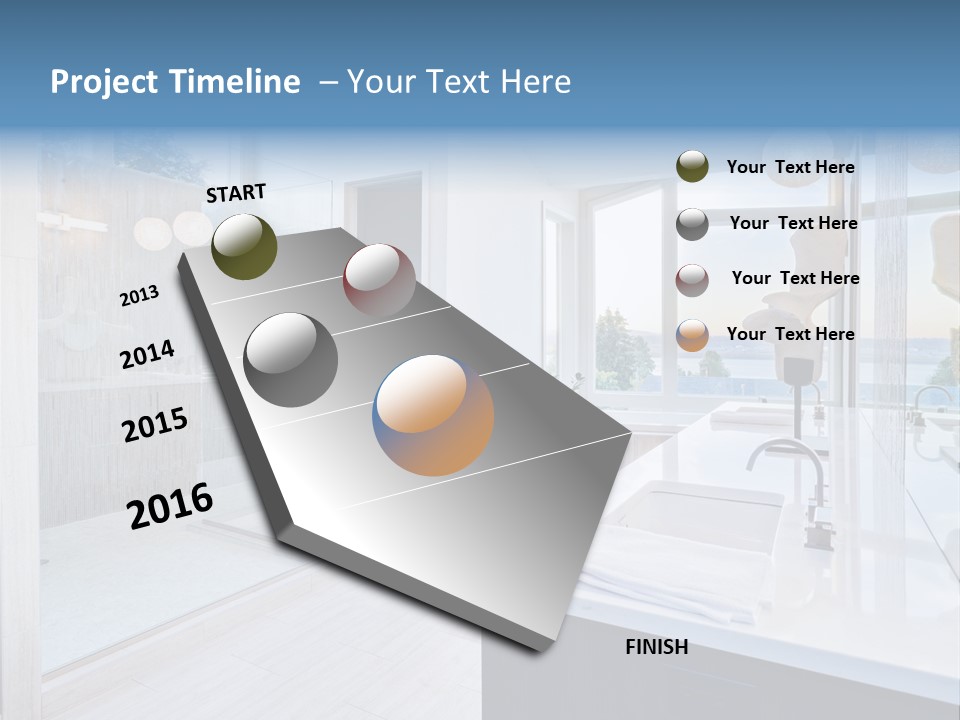 Fancy Renovation Counter PowerPoint Template
