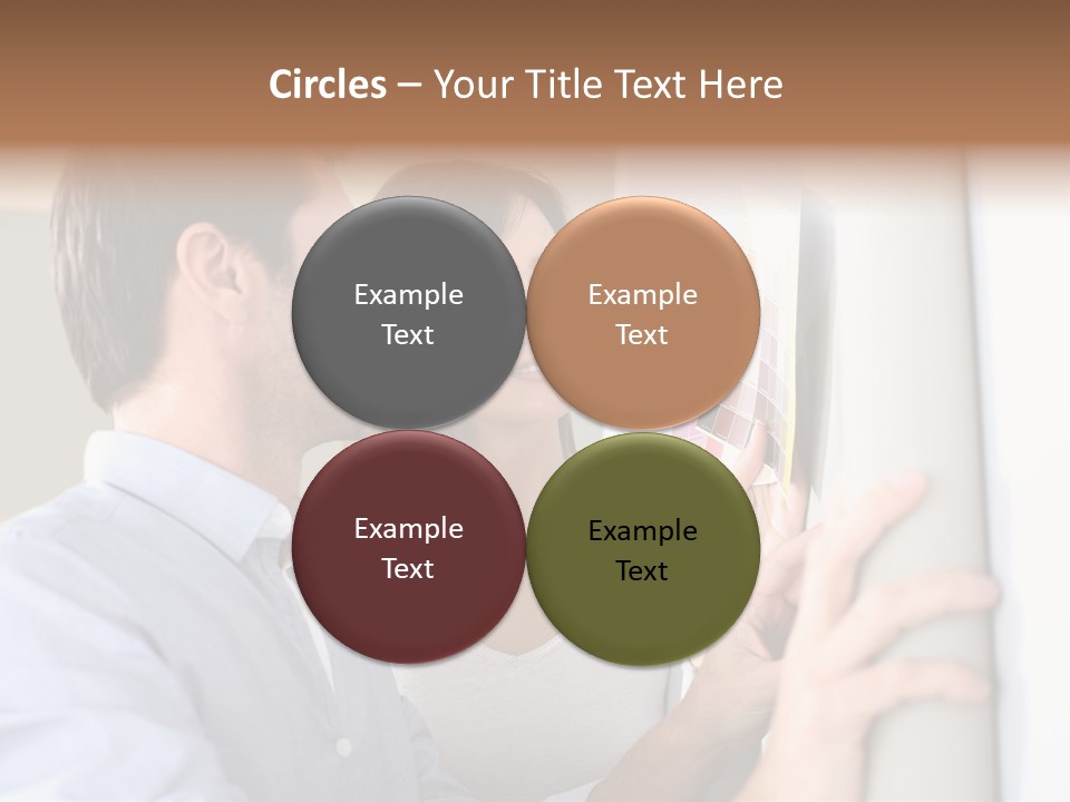 Chart Choose Wallpaper PowerPoint Template