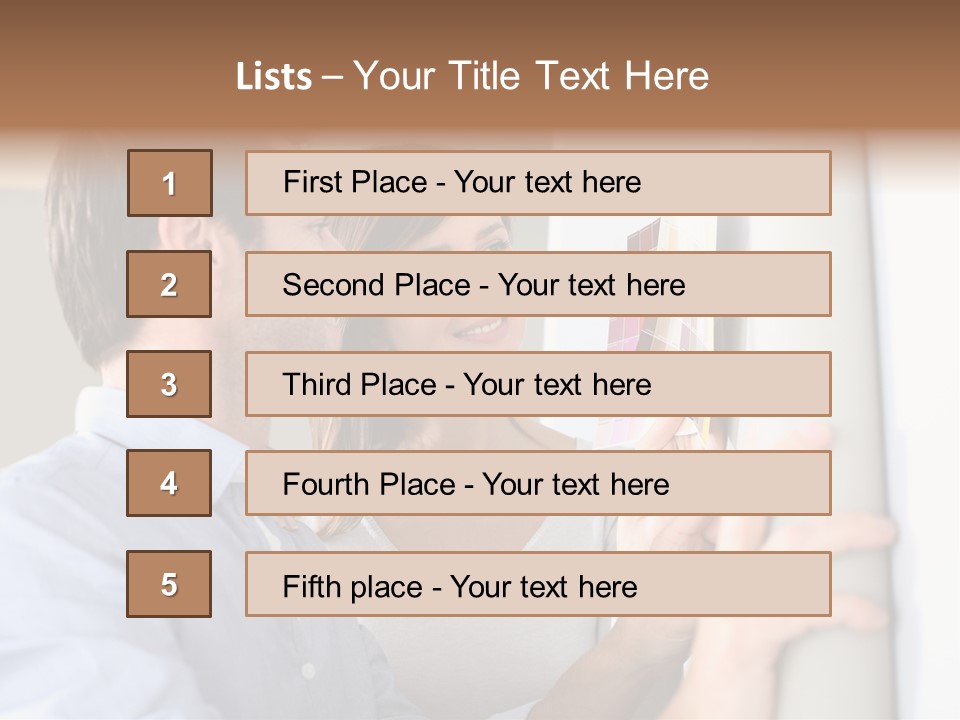 Chart Choose Wallpaper PowerPoint Template
