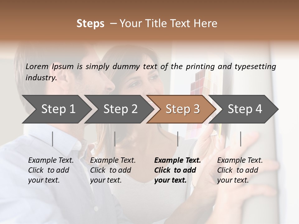 Chart Choose Wallpaper PowerPoint Template