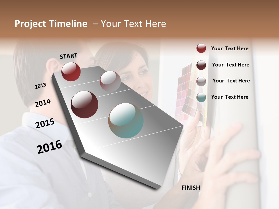 Chart Choose Wallpaper PowerPoint Template