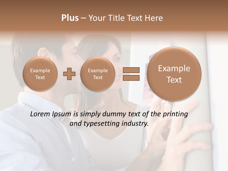 Chart Choose Wallpaper PowerPoint Template