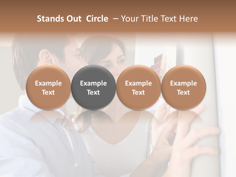 Chart Choose Wallpaper PowerPoint Template