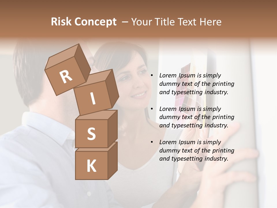 Chart Choose Wallpaper PowerPoint Template