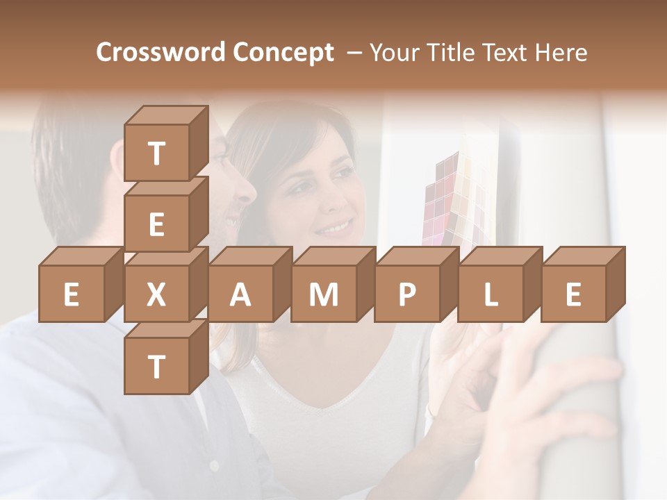 Chart Choose Wallpaper PowerPoint Template