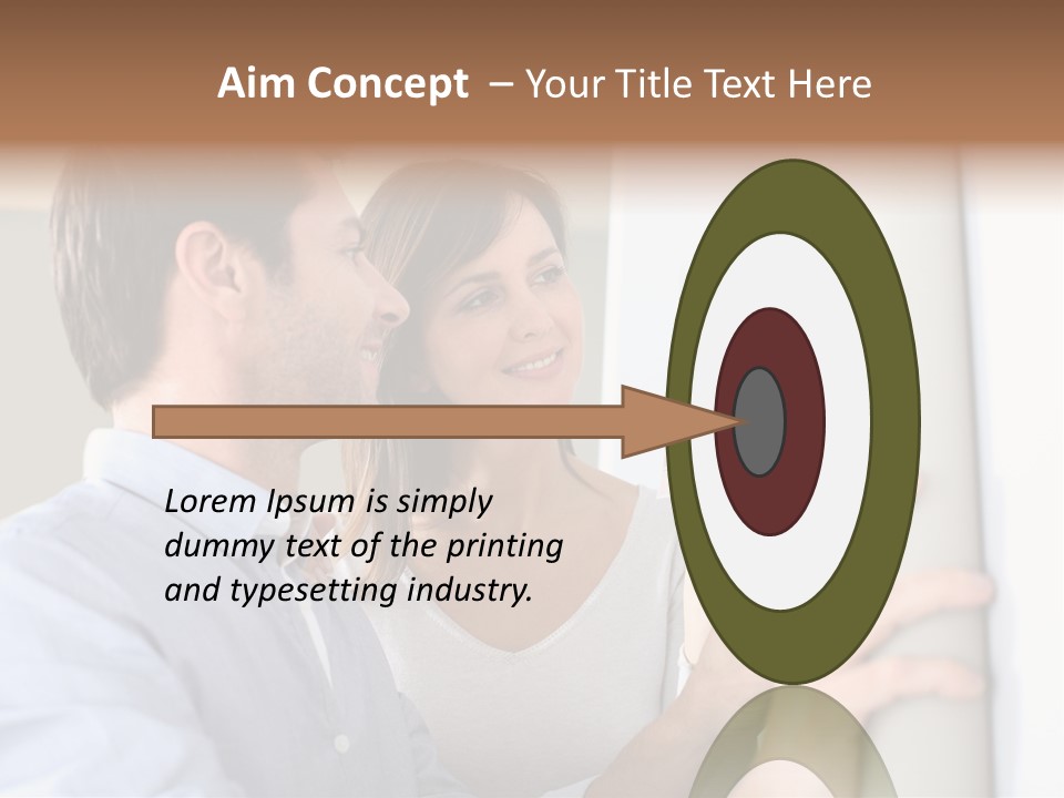 Chart Choose Wallpaper PowerPoint Template