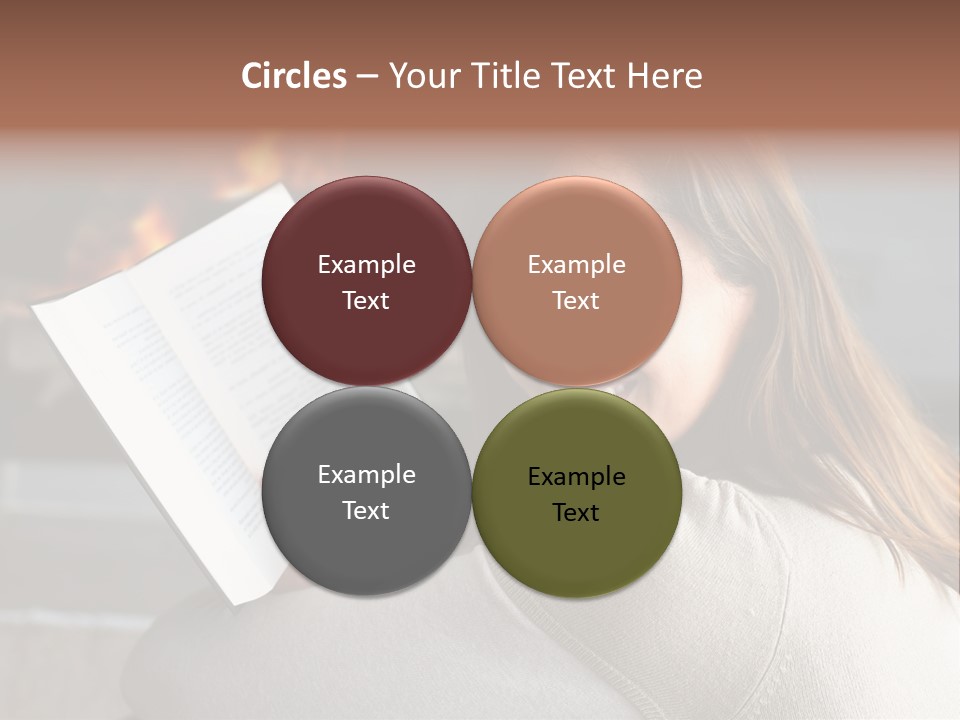 Brunette Cheerful Quiet PowerPoint Template