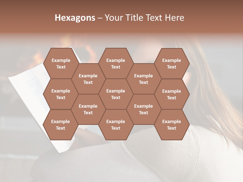 Brunette Cheerful Quiet PowerPoint Template