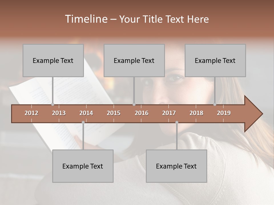 Brunette Cheerful Quiet PowerPoint Template