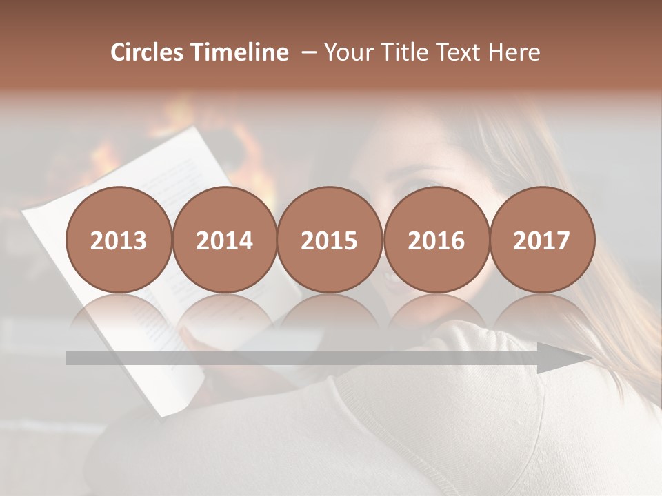 Brunette Cheerful Quiet PowerPoint Template