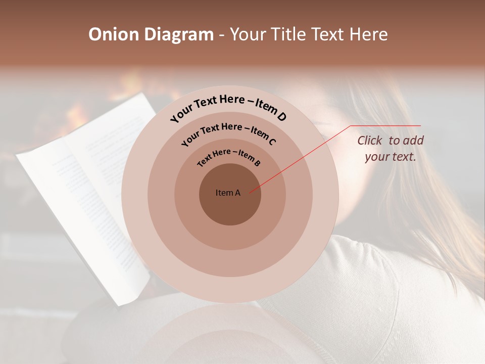 Brunette Cheerful Quiet PowerPoint Template