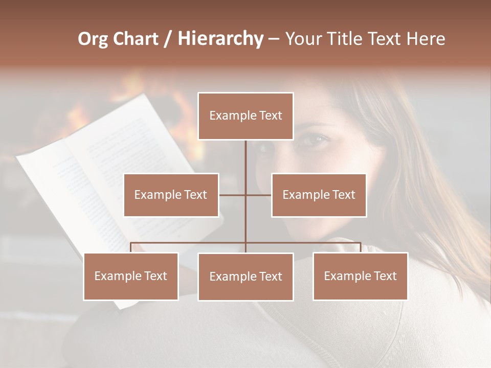 Brunette Cheerful Quiet PowerPoint Template