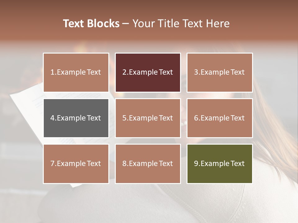 Brunette Cheerful Quiet PowerPoint Template