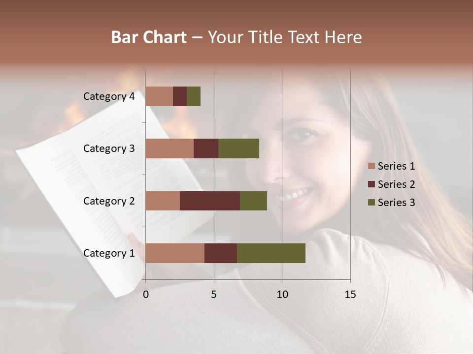 Brunette Cheerful Quiet PowerPoint Template