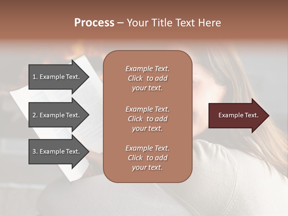 Brunette Cheerful Quiet PowerPoint Template
