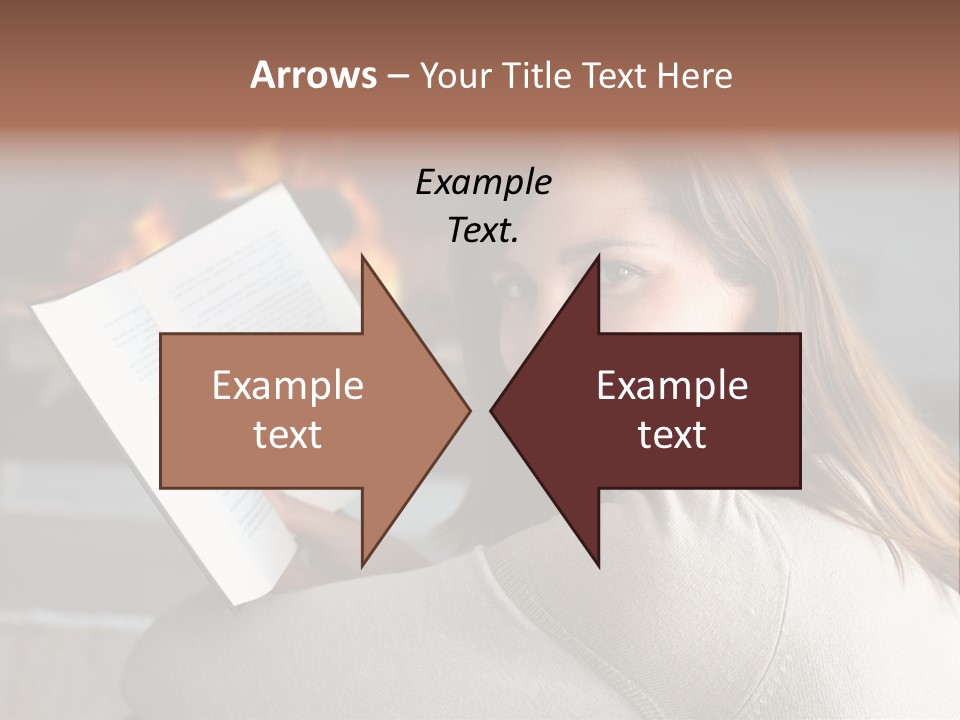 Brunette Cheerful Quiet PowerPoint Template