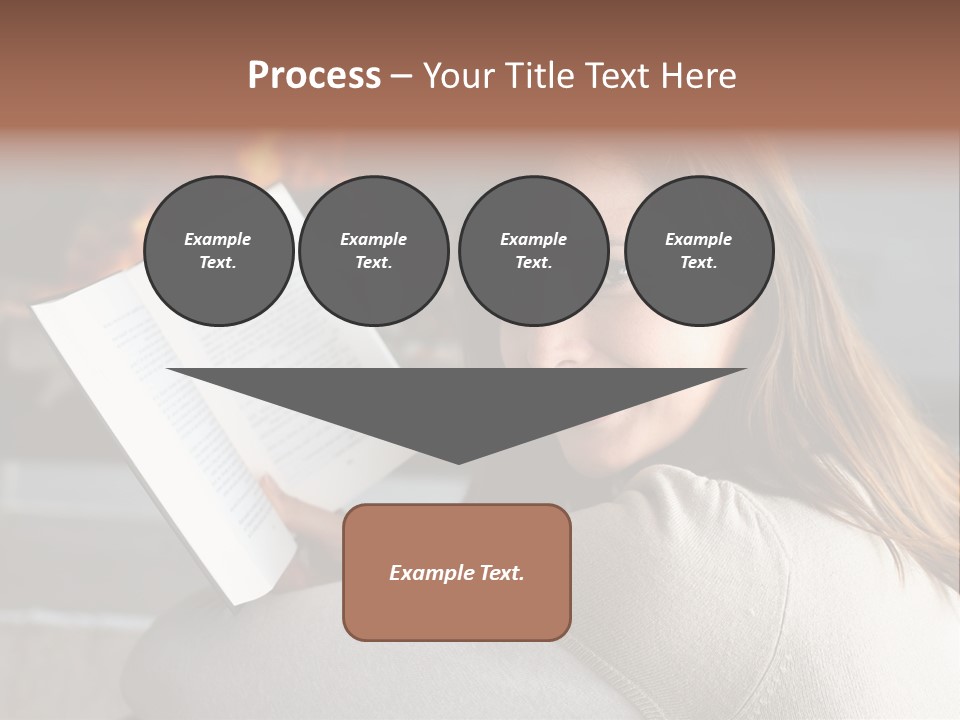 Brunette Cheerful Quiet PowerPoint Template