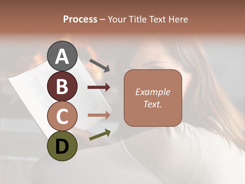 Brunette Cheerful Quiet PowerPoint Template