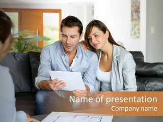 Advisor Purchasing Mortgage PowerPoint Template