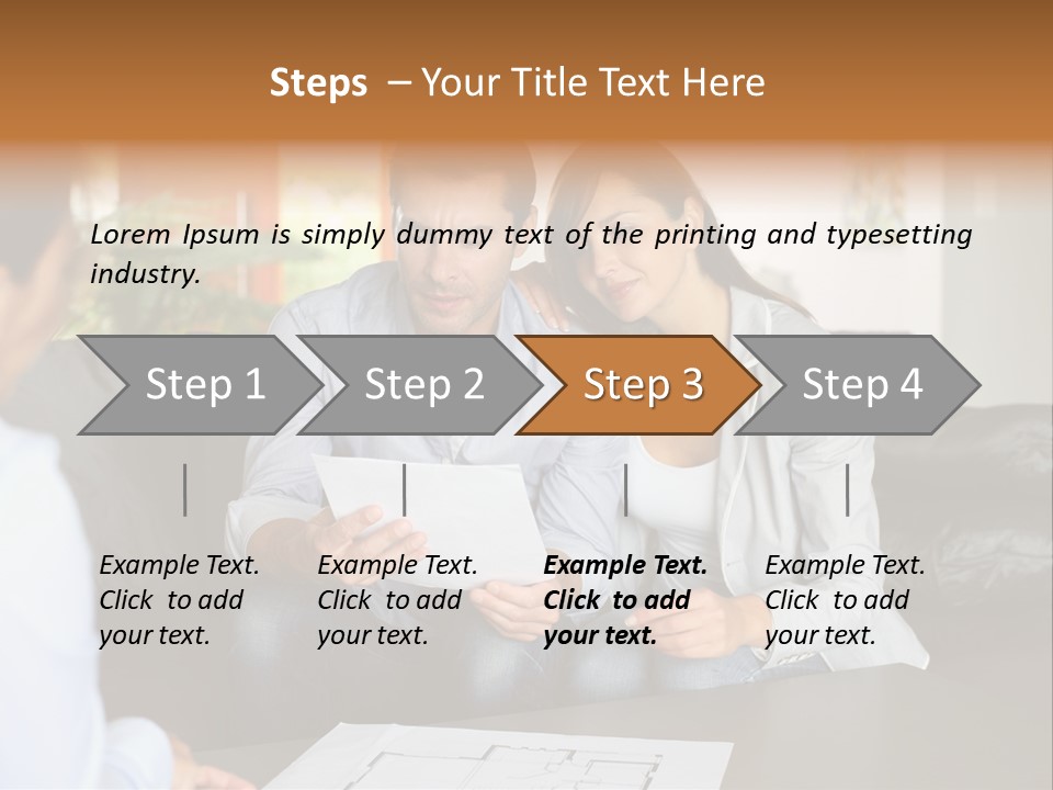 Advisor Purchasing Mortgage PowerPoint Template