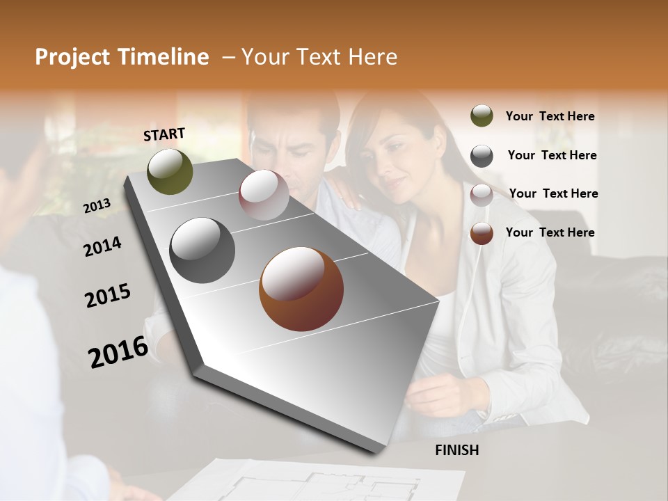 Advisor Purchasing Mortgage PowerPoint Template