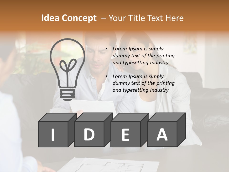 Advisor Purchasing Mortgage PowerPoint Template