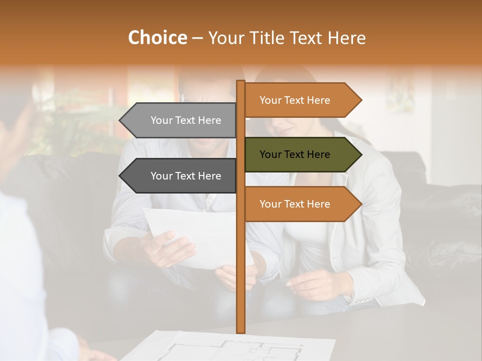 Advisor Purchasing Mortgage PowerPoint Template