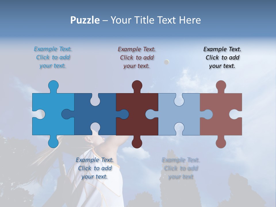 Athletic Dress Beautiful PowerPoint Template