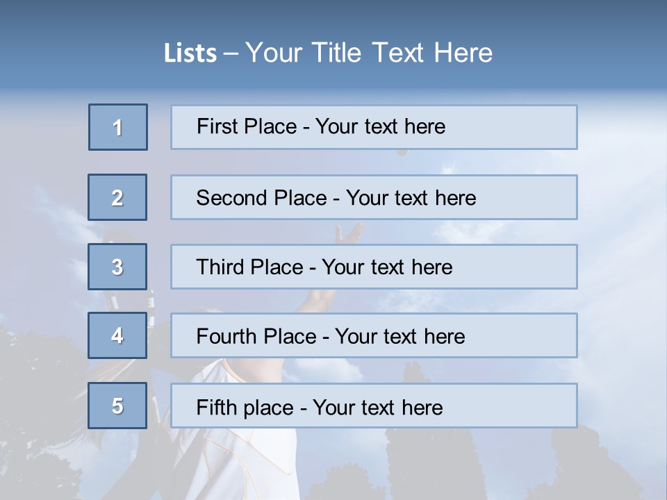Athletic Dress Beautiful PowerPoint Template