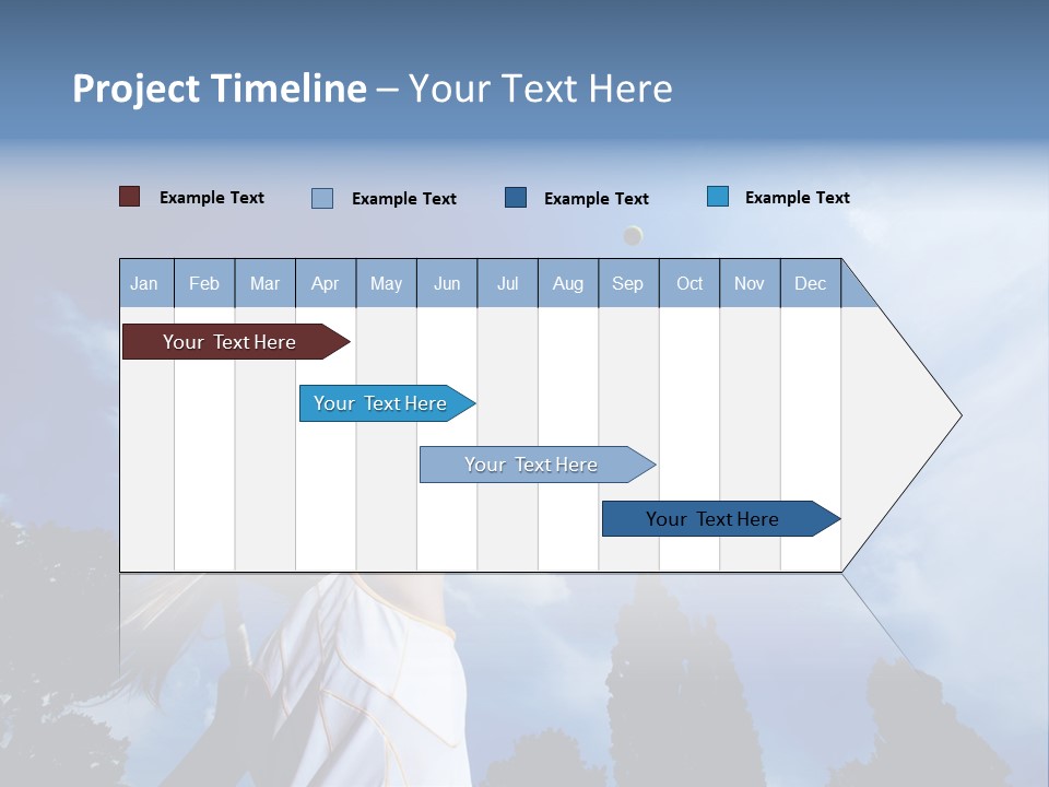 Athletic Dress Beautiful PowerPoint Template