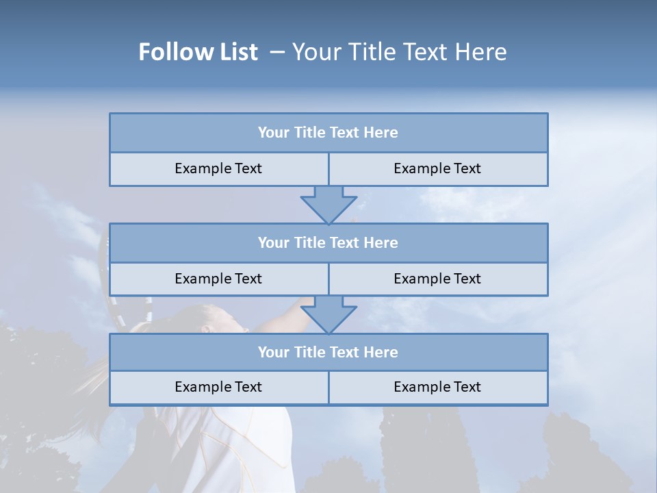 Athletic Dress Beautiful PowerPoint Template