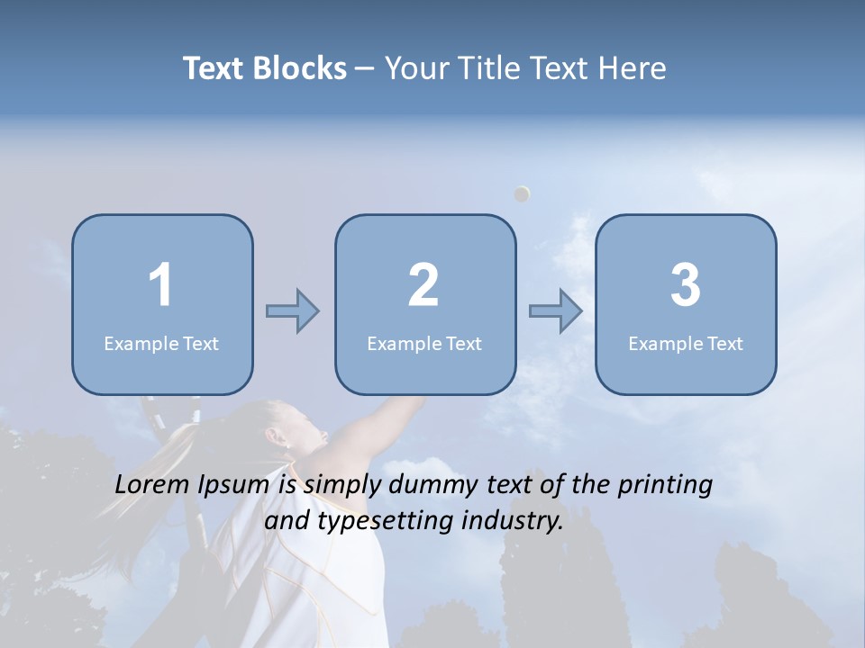 Athletic Dress Beautiful PowerPoint Template