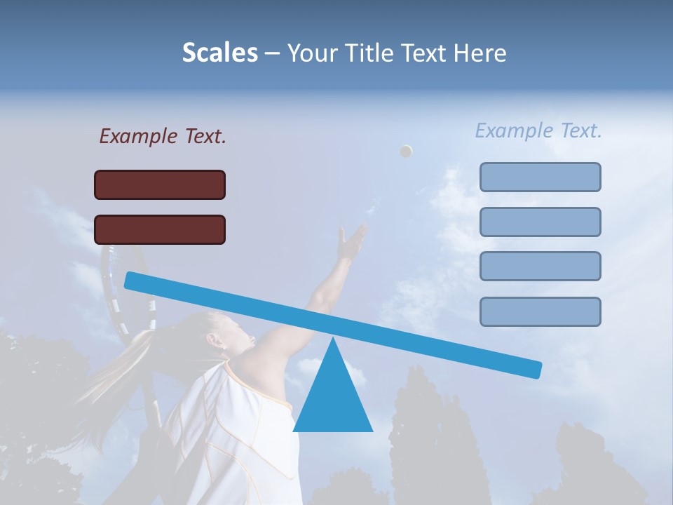Athletic Dress Beautiful PowerPoint Template