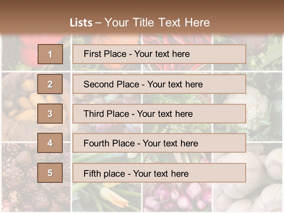 Raw Farmer Garden PowerPoint Template