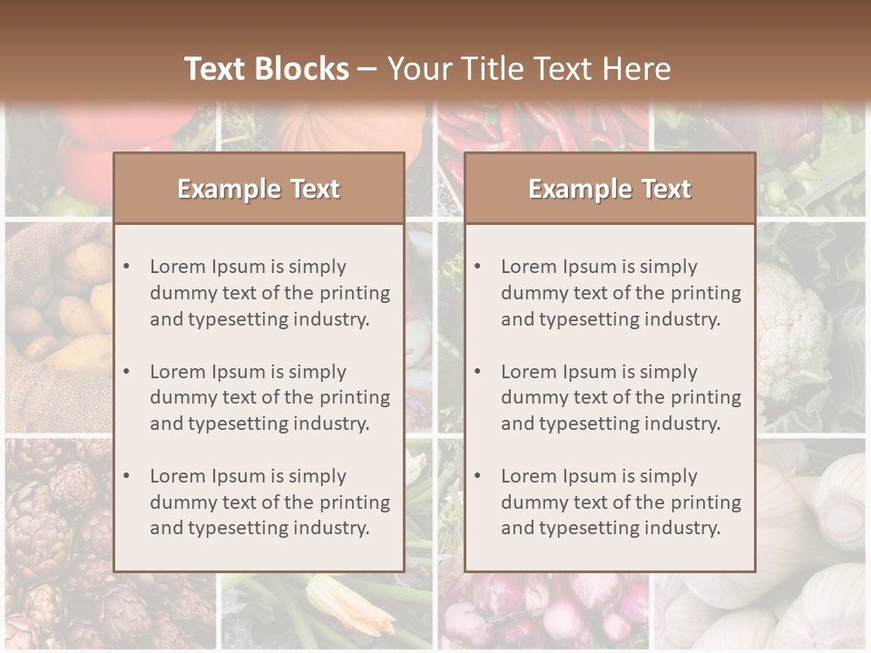 Raw Farmer Garden PowerPoint Template