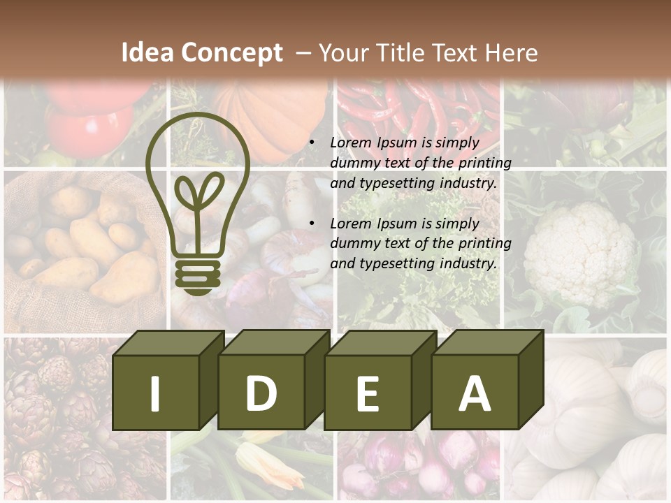 Raw Farmer Garden PowerPoint Template