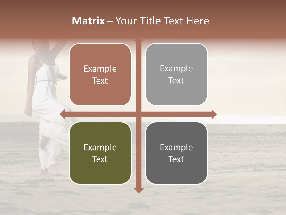 Black Style Dancer PowerPoint Template