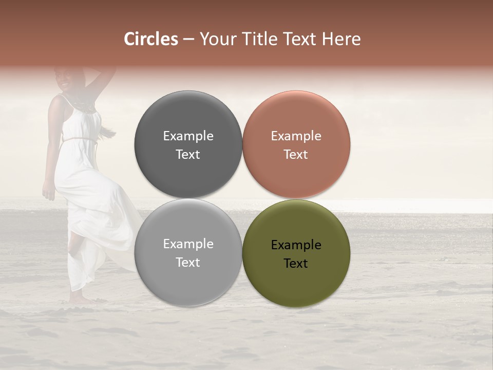 Black Style Dancer PowerPoint Template