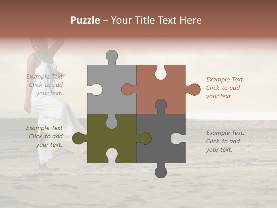 Black Style Dancer PowerPoint Template