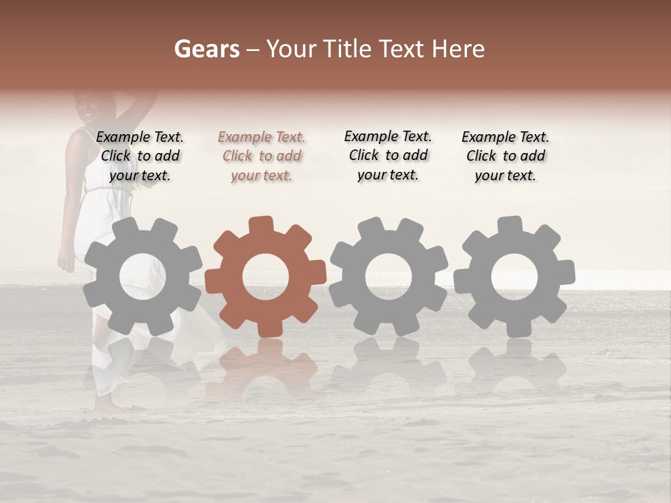 Black Style Dancer PowerPoint Template