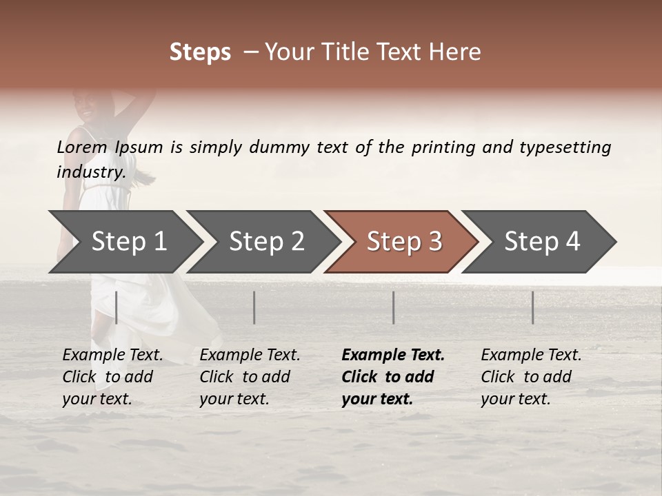 Black Style Dancer PowerPoint Template