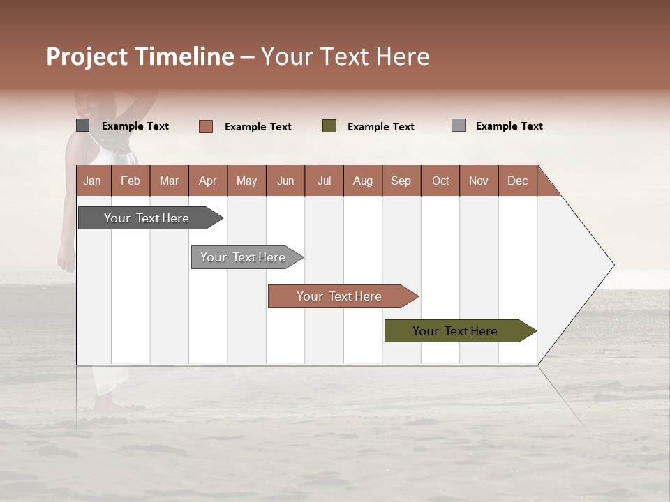 Black Style Dancer PowerPoint Template