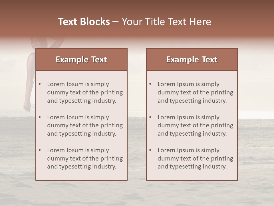 Black Style Dancer PowerPoint Template