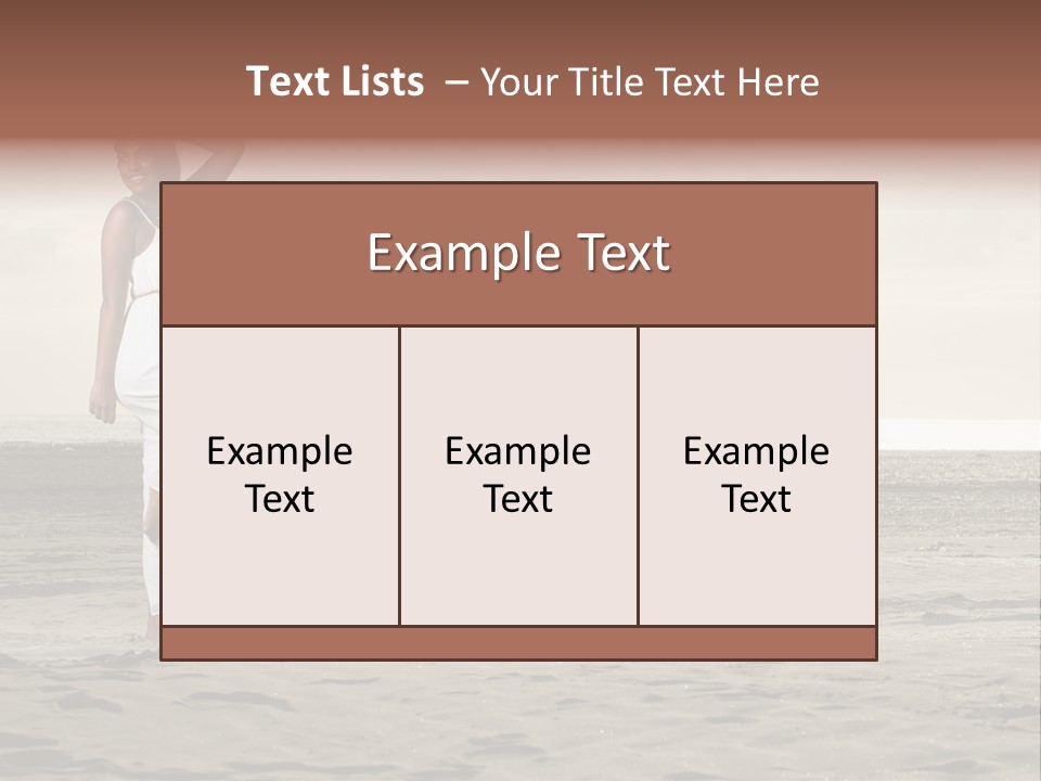 Black Style Dancer PowerPoint Template